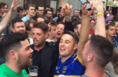 Keith Duffy joined the Irish fans singing Boyzone songs in France