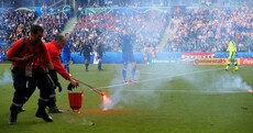 Croatian fans force match to be stopped - and then Czechs snatch 94th-minute equaliser