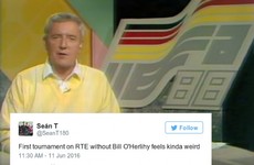 So many people have been sharing their memories of Bill O'Herlihy during the Euros
