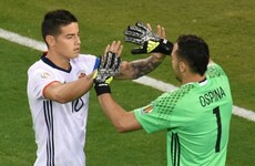 'I love him so much' - James Rodriguez praises David Ospina's Colombia heroics