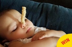Dads are stacking Cheerios on their babies as part of the latest viral internet challenge