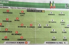 French newspaper L'Equipe didn't hold back with their player ratings for Ireland v Belgium