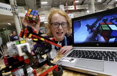 This 11-year-old girl from Dublin built a robot that can solve a Rubik's cube