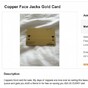 A Coppers Gold Card was being sold online last night for a whopping €500