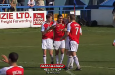 Wales hero Taylor hadn't scored since a Conference game in 2010. Here's that goal