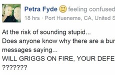 The 'Will Grigg's On Fire' meme has reached one very confused American