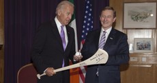 Enda Kenny receives US Vice President Joe Biden in Dublin