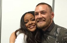 Rihanna met Conor McGregor in Dublin last night and now she's a big fan