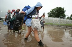 Mud, traffic jams, queues and more mud: Glastonbury is no craic so far