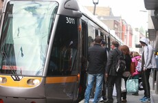 More and more people are using the train and Luas