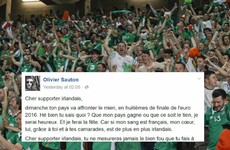 A French man's open letter to Irish fans before Sunday's match is just lovely