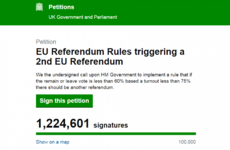More than 1 million sign petition to rerun EU referendum