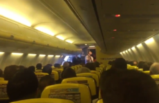 This legend of a Ryanair pilot had the craic with Irish fans on a flight to Lyon this morning
