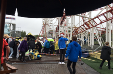Nine children and two adults injured after rollercoaster crashes off rails in Scotland