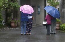 Rainfall warning in place for four counties, with heavy spells on the way