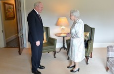 'I'm still alive anyway' jokes Queen Elizabeth on visit to Northern Ireland