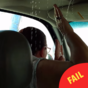 This mam forgot to close her sunroof before a car wash, and got VERY sweary