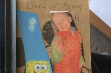 A lad from Mayo found his childhood diary dedicated to Spongebob, and it's brilliant