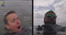 Video shows the difference a life jacket makes when you fall in Irish waters