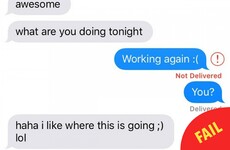 A delivery failure led to this girl sending the most unfortunate text to a lad