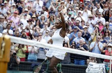 Serena reaches 300-win milestone in Wimbledon romp