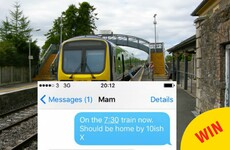 This is probably the most Irish text exchange ever between a daughter and her mam