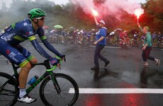 Dan Martin battles to fourth place as Peter Sagan wins Tour de France 2nd stage, takes overall lead