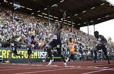 Justin Gatlin is getting quicker and quicker as the Olympics get closer and closer