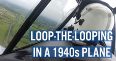 Watch: We did loop-the-loops and barrel rolls in this 1940s plane