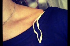 Those little strings to keep tops on hangers are the bane of every girl's life