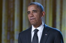 Tory students in Scotland burn an effigy of Barack Obama