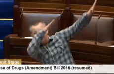 Richard Boyd Barrett just 'dabbed' in the Dáil...
