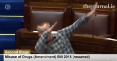 Richard Boyd Barrett has just 'dabbed' in the Dáil