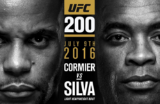 Daniel Cormier will now face Anderson Silva tomorrow night at UFC 200