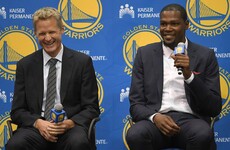 The Warriors used virtual reality during their pitch to Kevin Durant — and it worked to perfection