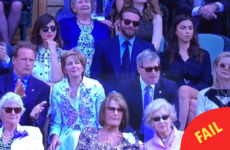 The cameras at Wimbledon caught Bradley Cooper and his girlfriend having a tiff