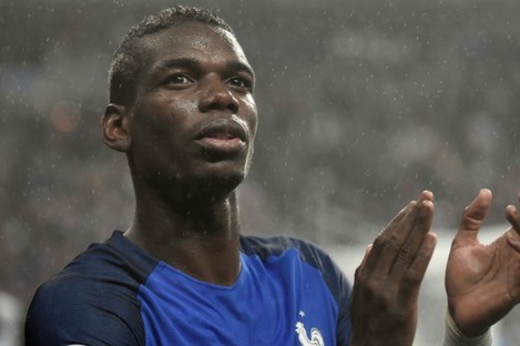  Paul Pogba has been heavily linked with a move to Man United of late.