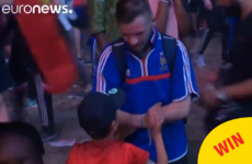 This lovely video of a little Portugal supporter consoling a French fan is going viral