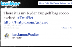 'Ryder Cup 2010' will exceed 140 characters, apparently