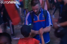 This lovely video of a little Portugal supporter consoling a French fan is going viral