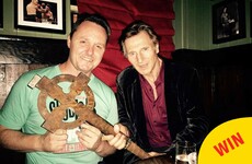 Liam Neeson gave his Gangs Of New York cross to an Irish bar