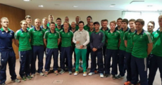 Mickey Harte, Joe Schmidt and Rory McIlroy part of the Irish hockey team's Rio preparations