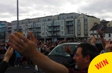 A load of people just took to the streets of Galway to do a collective Viking Clap