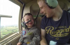 An Irish pilot took his little brother on his first helicopter flight, and it'll warm your heart