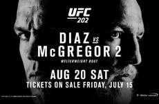 The UFC 202: Diaz v McGregor undercard has lost one of its biggest fights