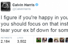 Calvin Harris has just gone off on a massive Twitter rant about Taylor Swift