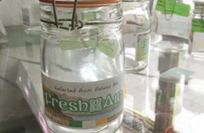 This shop is selling jars of Galway air for a fiver a pop