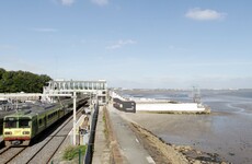 There are no trains running between Dublin and Dun Laoghaire today
