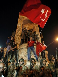 Why is there a coup happening in Turkey?
