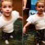 This kid came up with the quickest solution to get ripped for the beach